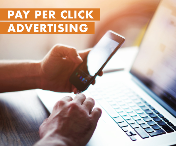 Marketer setting up Pay Per Click Advertising campaigns