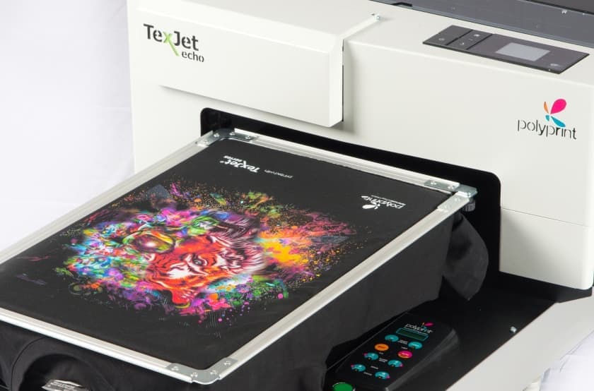 Texjet Echo DTG Digital T-Shirt Printer Full Color White Direct to Garment  CMYK