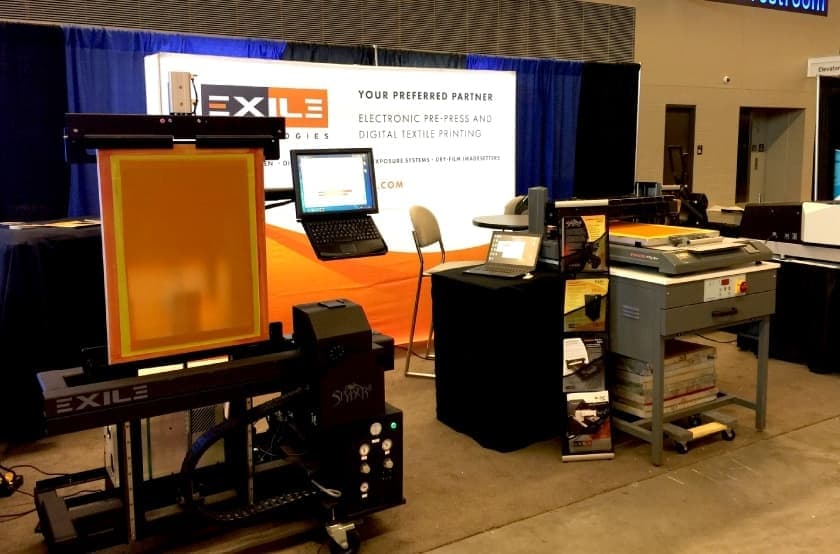 EXILE tradeshow booth 